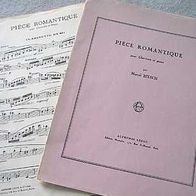 Noten für Bb-Klarinette und Klavier von M. Bitsch