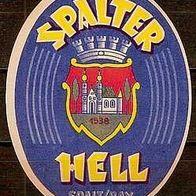 ALT ! Bieretikett "Spalter Hell" Stadtbrauerei Spalt Lkr. Roth Mittelfranken Bayern