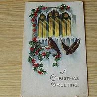 Alte Weihnachts Postkarte : A Christmas Greeting