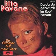 7"PAVONE, Rita · Du du du gehst mir im Kopf herum (RAR 1971)