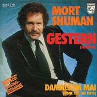 7"SHUMAN, Mort · Gestern (CV RAR 1977)
