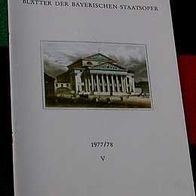 Blätter der Bayerischen Staatsoper 1977/78 V, Feb. 1978