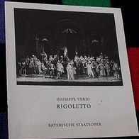 Rigoletto - Programmheft, München 1976