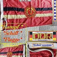 DDR * Militaria * NVA * Orig.-Volksmarine * Kampf-Schiff Flagge