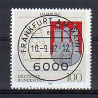 Bund 1591 (Wappen der Länder) ET Stempel Frankfurt