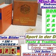 DDR * Minibuch * DTSB Sport in der DDR * im Schuber