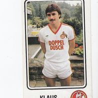 Panini Fussball 1983 Klaus Allofs 1. FC Köln Nr 271