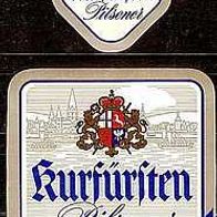ALT ! Bieretikett Kurfürsten-Bräu-AG † 2002 Bonn am Rhein