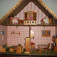 Puppenstube, Puppenhaus, aus Holz, riesig
