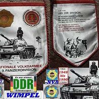 DDR * NVA * 9. Panzerdivision * Orig-Wimpel * RAR