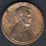 USA 1 Cent 1986.