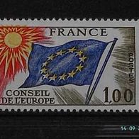 Frankreich, MNr.19 postfrisch, Dienst Europarat