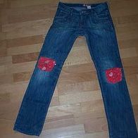 H&M-Röhren-Jeans/ Röhrenjeans-Röhre-blau-FIT SQIN-158