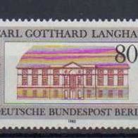 Berlin 684 (Gotthard Langhans) postfrisch