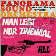 7"PANORAMA SOUND Orchestra · Man lebt nur zweimal (CV RAR 1967)