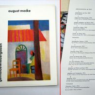 DDR Kunstmappe * August Macke * Format 24 x 32,5 cm