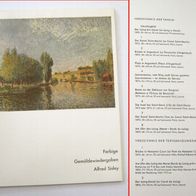 DDR Kunstmappe * Alfred Sisley * Format 24 x 32,5 cm