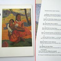 DDR Kunstmappe 1962 * Paul Gauguin * Farbige Gemäldewiedergaben