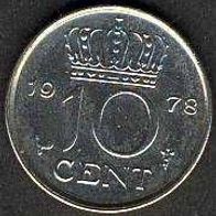 Niederlande 10 Cent 1978