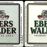 ALT ! Bieretiketten Brauerei † 1993 Eberswalde Lkr. Barnim BL. Brandenburg