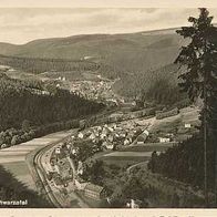 alte AK Sitzendorf im Schwarzatal, Thüringen 1957