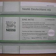 TOP: Stückaktie Nestlé Deutschland AG 1999