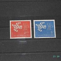 Luxemburg, MNr.647/48 postfrisch