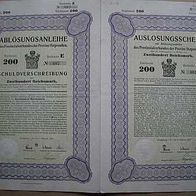Ostpreußen Provinzialverband AblösungsSV 200 RM 1927