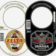 2 Bierfass-Anhänger : Brauerei Aldaris Riga Lettland