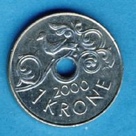 Norwegen 1 Krone 2000