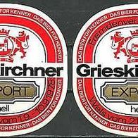 ALT ! Bieretiketten Sonderausgaben "Welser Volksfest 1978/1979" Brauerei Grieskirchen