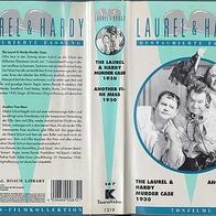 DICK & DOOF * * LAUREL & HARDY * Laurel & Hardy MURDER CASE Another FINE MESS * VHS