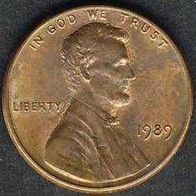 USA 1 Cent 1989