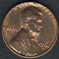 USA 1 Cent 1968 D