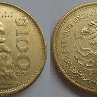 Mexiko 100 Pesos 1991 ## Le1