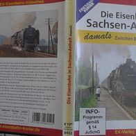 dvd Ek Die Eisenbahn in Sachsen-Anhalt , 1 Scheibe