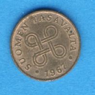 Finnland 1 Penni 1967