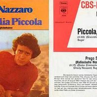 7"NAZZARO, Gianni · Piccola, Mia Piccola (Promo RAR 1975)