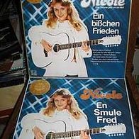 2 Lps Nicole -Ein bißchen Frieden + En smule Fred