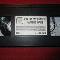 VHS Video Ein Schweinchen namens Babe