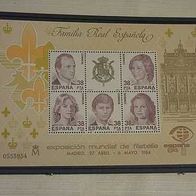Spanien, MNr.2627/31, Block 27 postfrisch