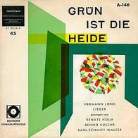 7"HERMANN LÖNS LIEDER · Grün ist die Heide (EP RAR 1964)
