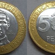Dominikanische Republik 5 Pesos 2010 ## B9