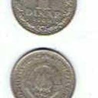 1 Dinar Jugoslawien von 1965