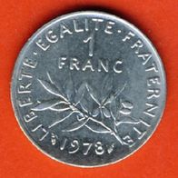 Frankreich 1 Franc 1978