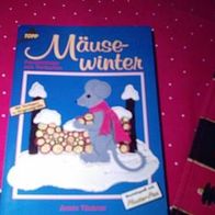 Bastelheft " Mäuse-Winter" mit origi. Vorlagen, Neu