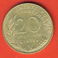 Frankreich 20 Centimes 1978