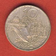 Frankreich 10 Francs 1983 Stendhal