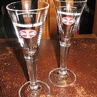 Malteser Aquavit 2 Schnaps-Gläser