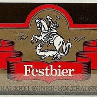 ALT ! Bieretikett Brauerei Egner Igling-Holzhausen Lkr. Landsberg/ Lech